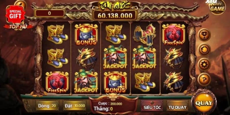 Các phòng nổ Hũ Tam Quốc