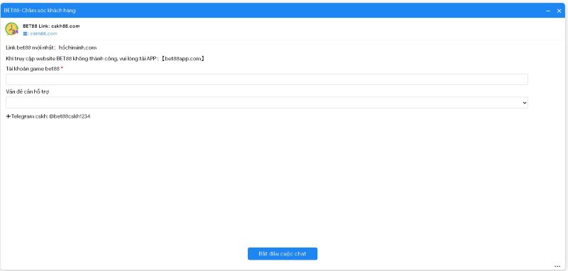 Hệ thống hỗ trợ khách hàng của Bet88